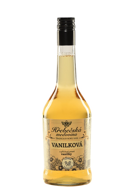 Ivana Bakrlíková: Hřebečská medovina - vanilková (karton 12x 0,5l)