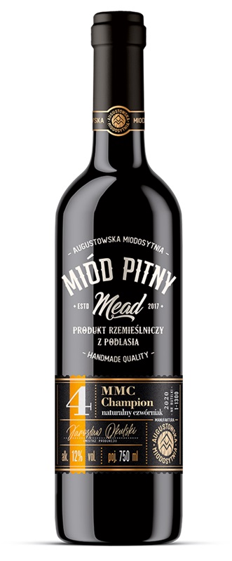 Augustowska Miodosytnia Paweł Kotwica Piotr Piłasiewicz S.C.: MMC Champion 2020 (Miód pitny czwórniak naturalny)