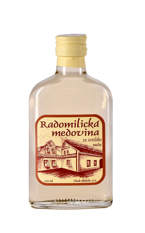 Jiří Velek: Radomilická medovina ze světlého medu (karton 10x 0,2l)