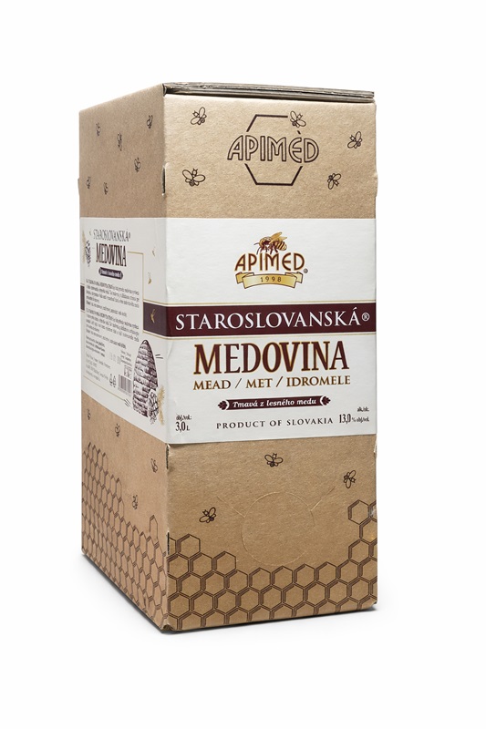 Ing. Peter Kudláč - APIMED: Staroslovanská medovina - tmavá z lesního medu