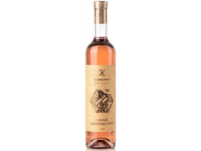 Vinařství V & M Zborovský, v.o.s.: Vinná medovina Rosé (Frankovka) (karton 6x 0,5l)
